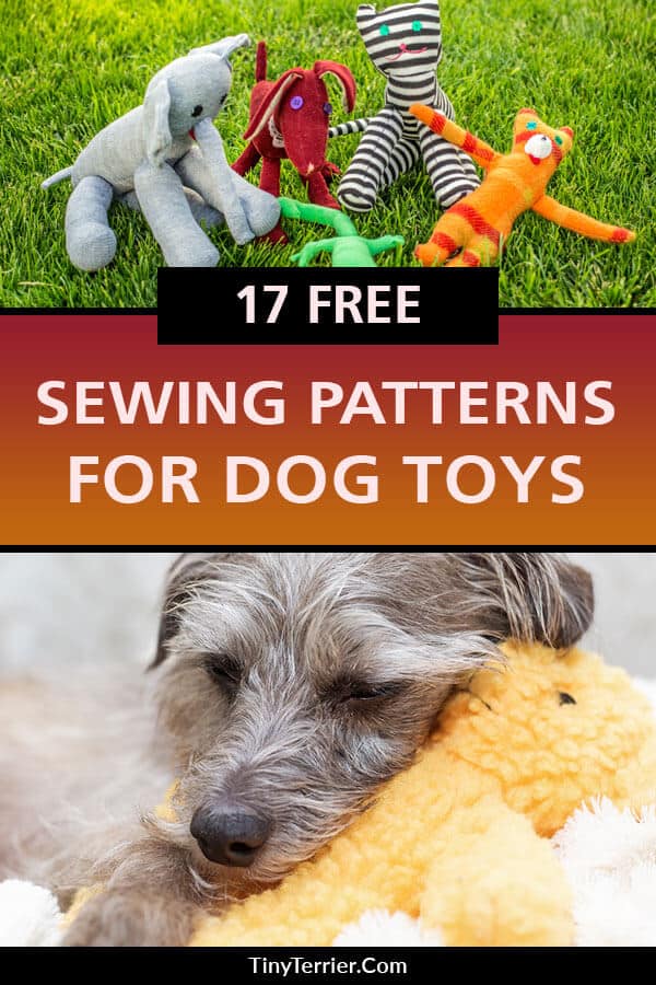 17 FREE dog toy sewing patterns your pooch will LOVE!